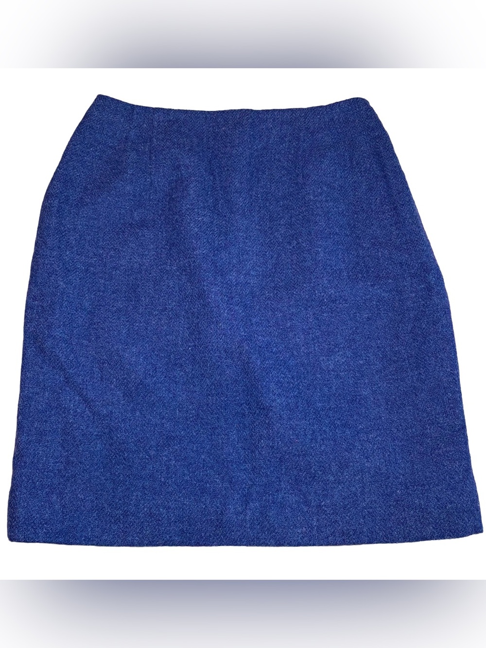 Vintage Jones New York 100% Wool Pencil Skirt Blue Women’s 8